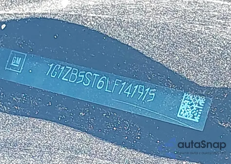 2020 Chevrolet Malibu Fwd Ls z USA, uszkodzony, nr VIN 1G1ZB5ST6LF141915